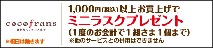 フランス焼き菓子 ココフラン