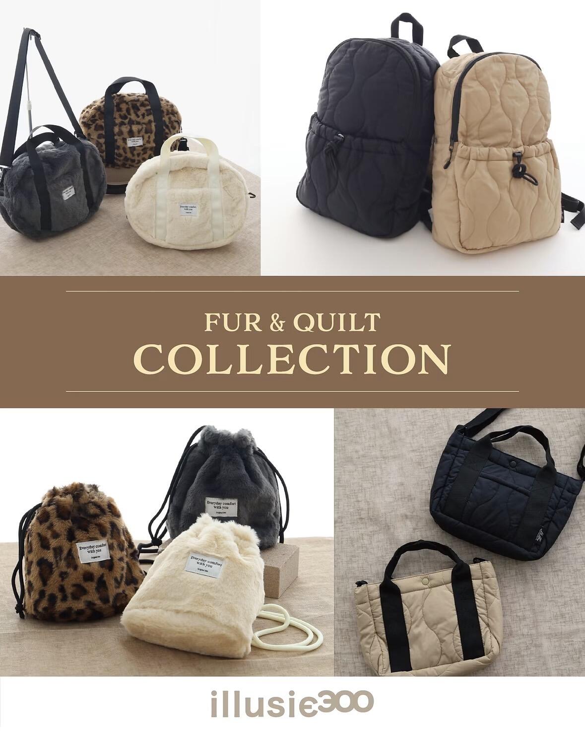秋冬の新作バッグ入荷?キルト＆ファーで毎日をもっと可愛く♪♡