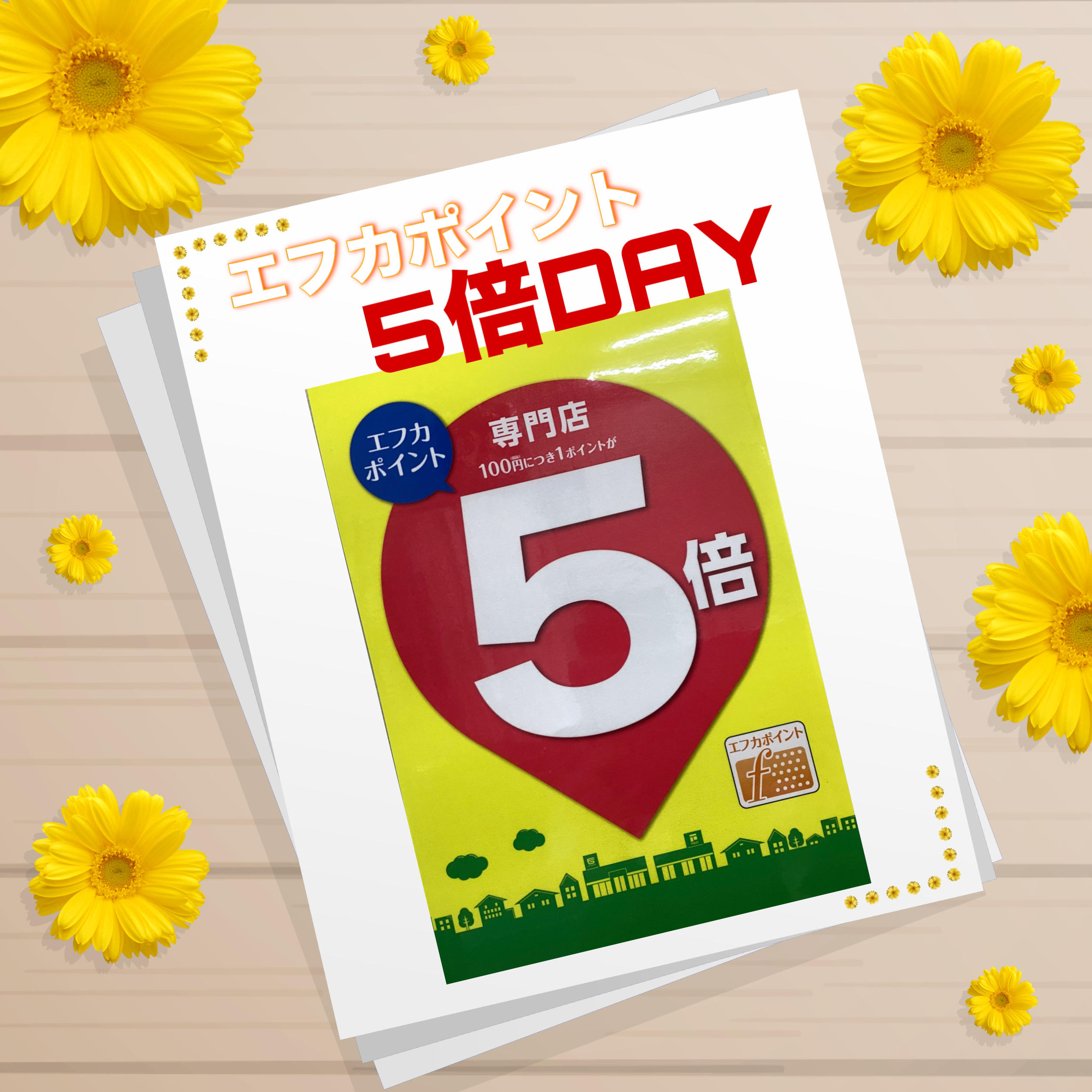 Fカポイント5倍デー‼︎